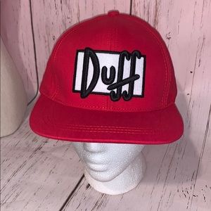 Duff Simpson’s Homer Simpson beer baseball hat NWT